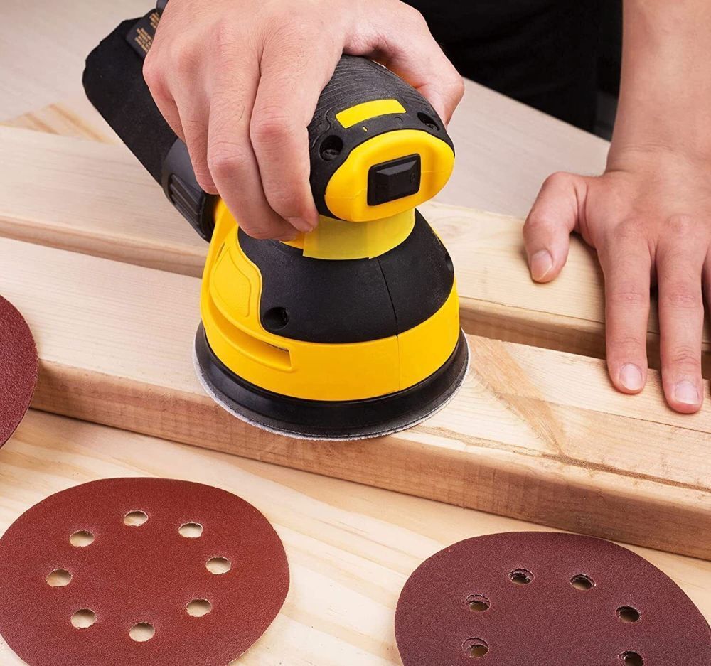 5″ Sanding Discs 8-Hole 60-10000Grit Hook Loop Sander Orbital Sandpaper Paper US