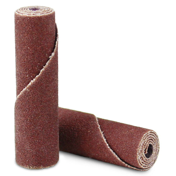 1/4″ x 1-1/2″ x 1/8″ Aluminum Oxide Abrasive Cartridge Roll, Straight – 10 Pack