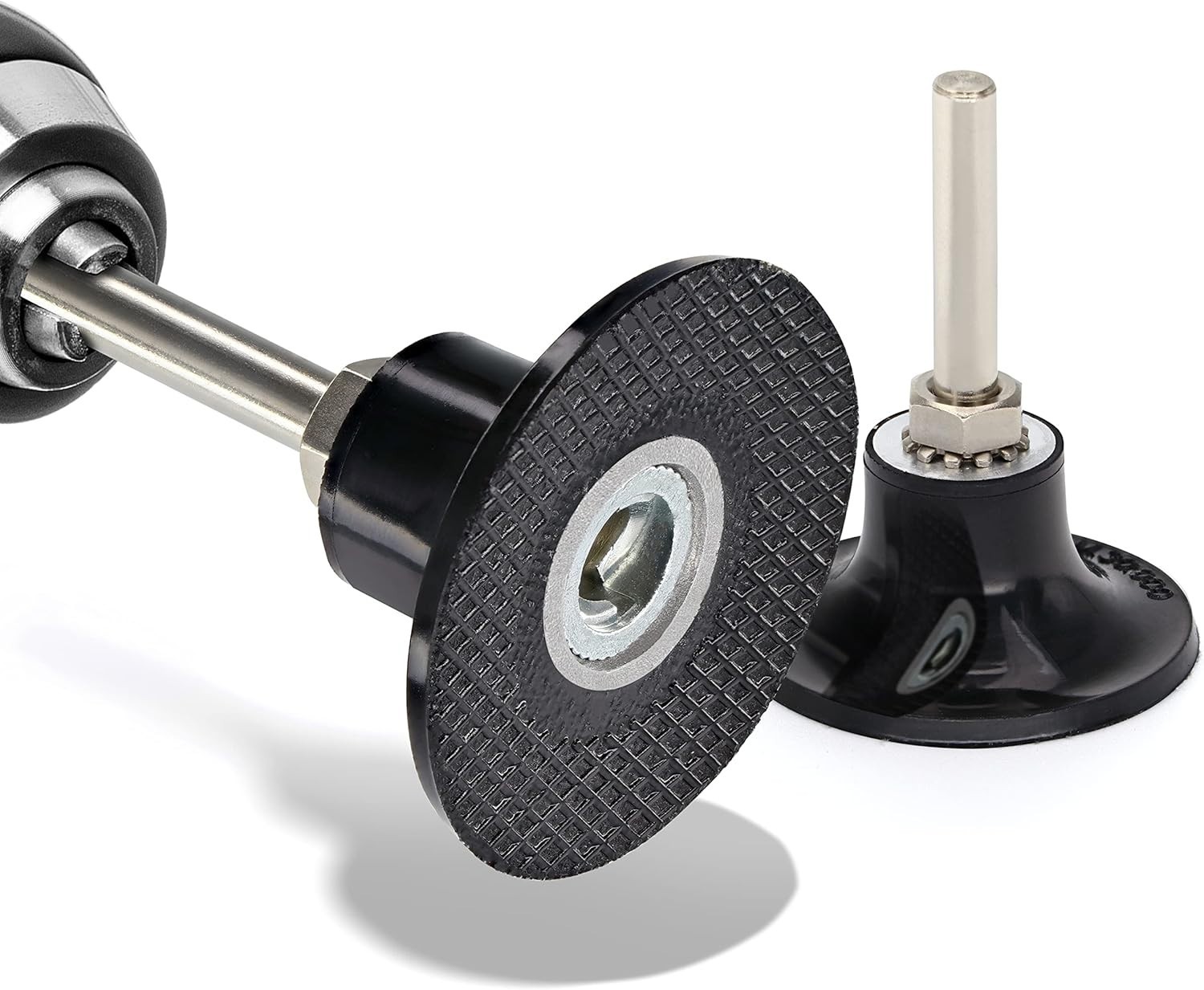 Versatile 2″ Sanding Disc with Durable Rubber and Steel Shank for Die Grinders
