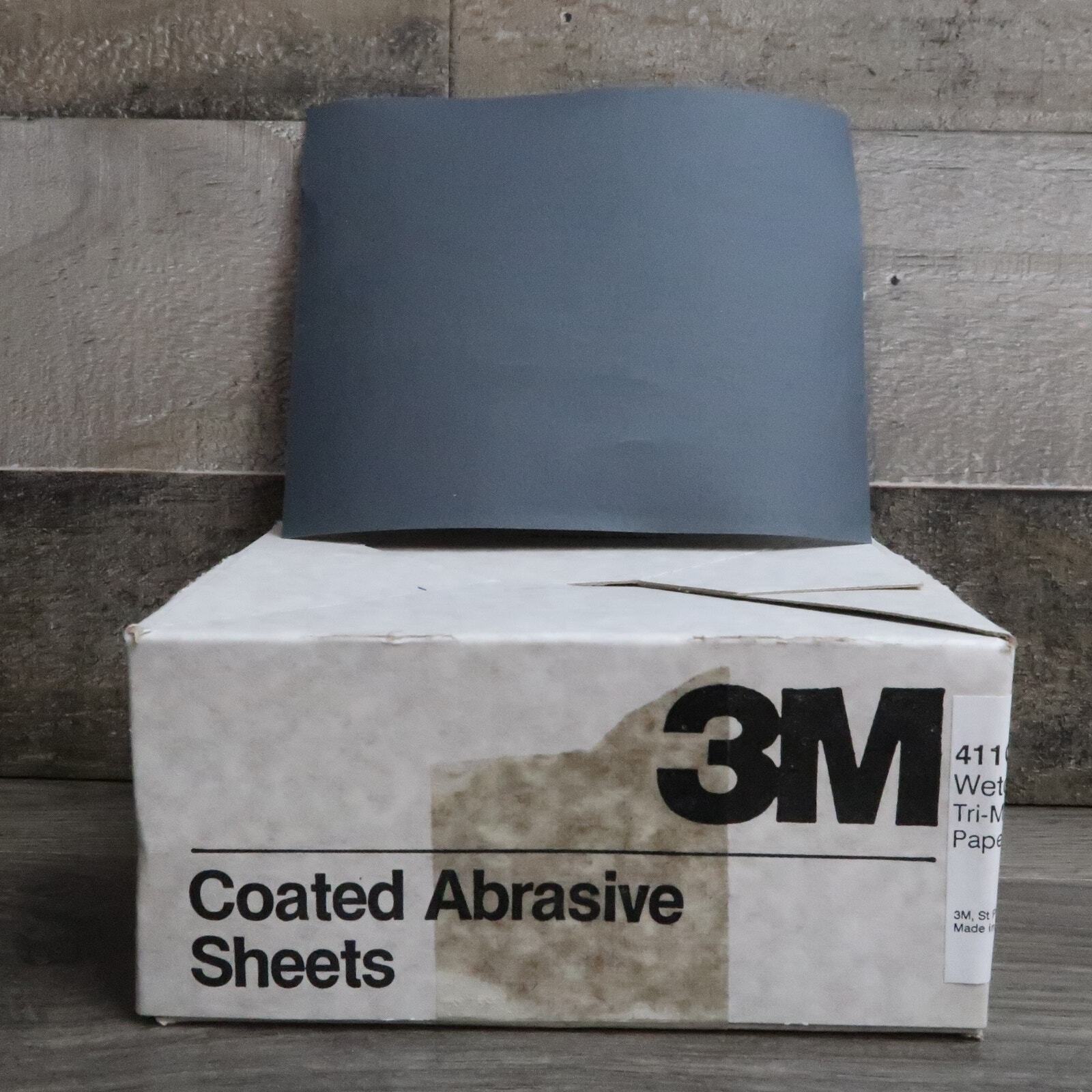 3M 400A Grit Tri-M-Ite Sandpaper Wetordry 4.5″ x 5.5″ 200 Sheets