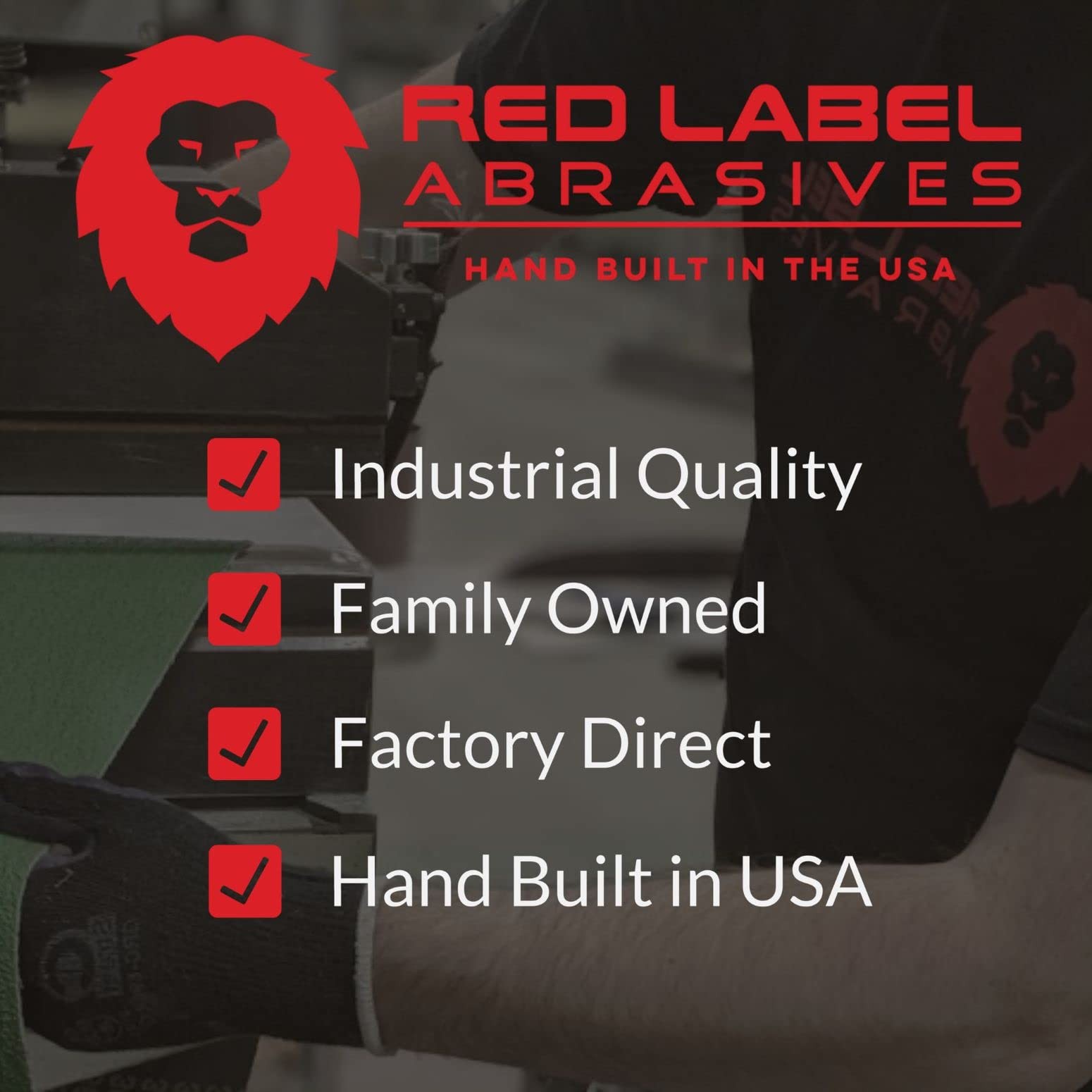 Red Label Abrasives 2 X 72 Inch Extra Fine 600, 800, 1000 Grit Assortment