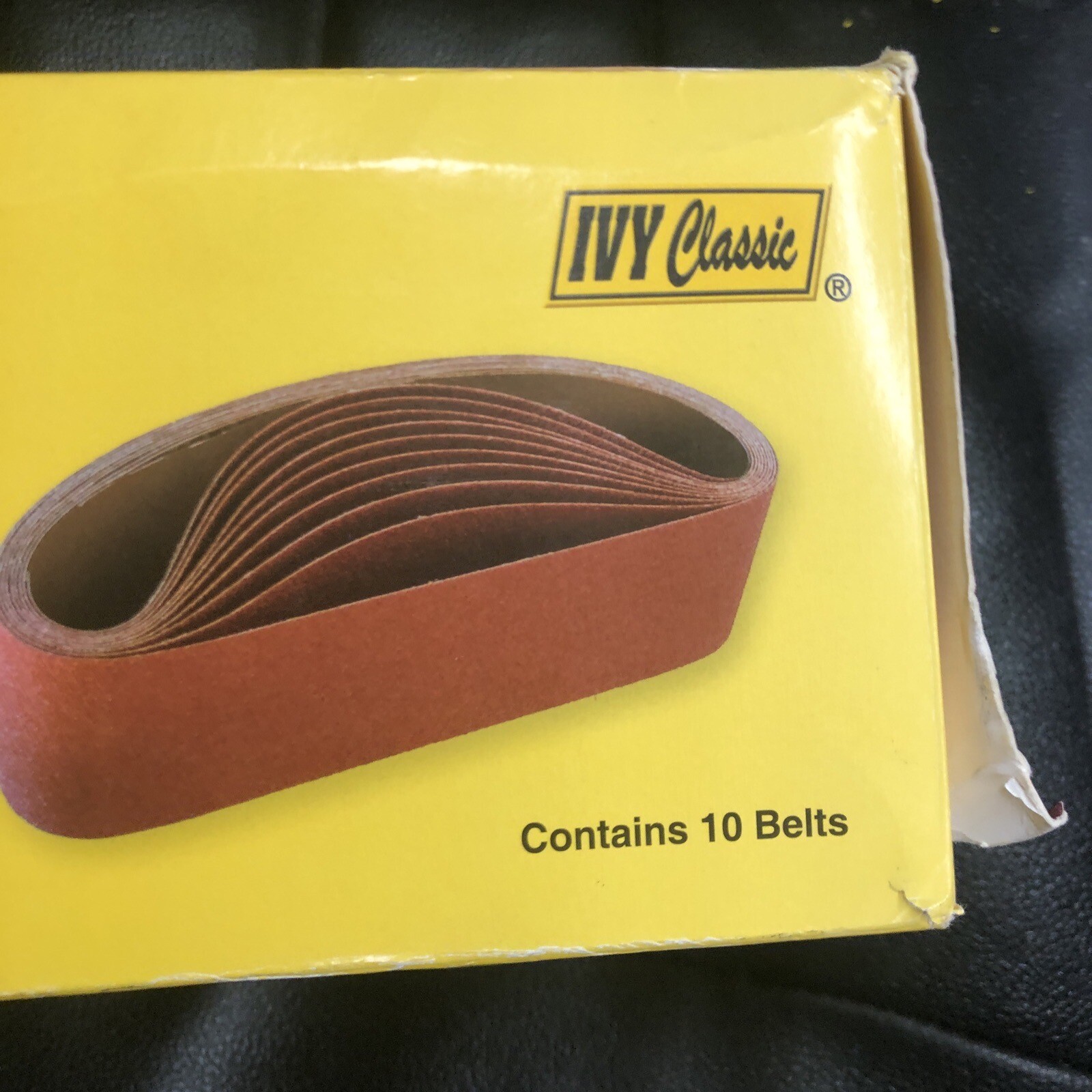 Ivy Classic 4”x24” 36 Grit Sanding Belts 43100 (10) Aluminum Oxide S9