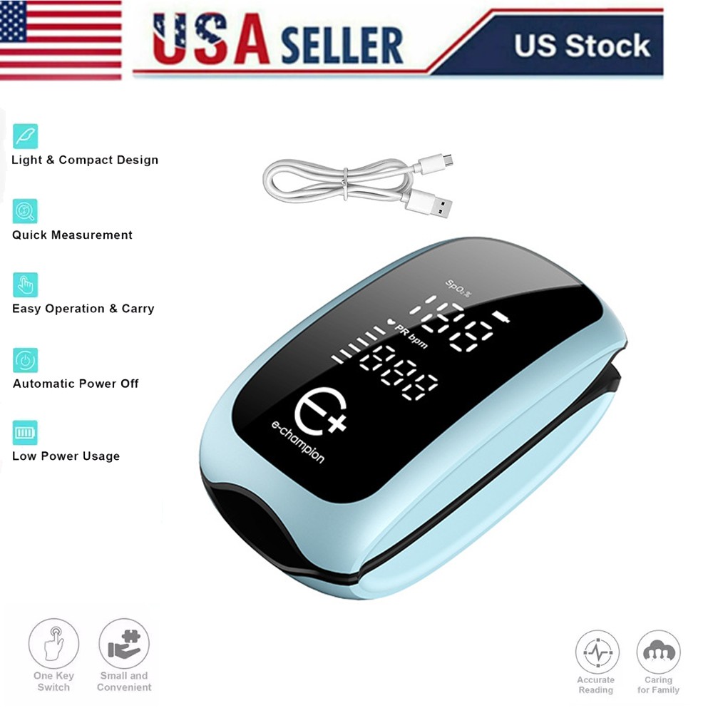 Finger Tip Pulse Oximeter SpO2 Heart Rate monitor blood oxygen Sensor Meter O2