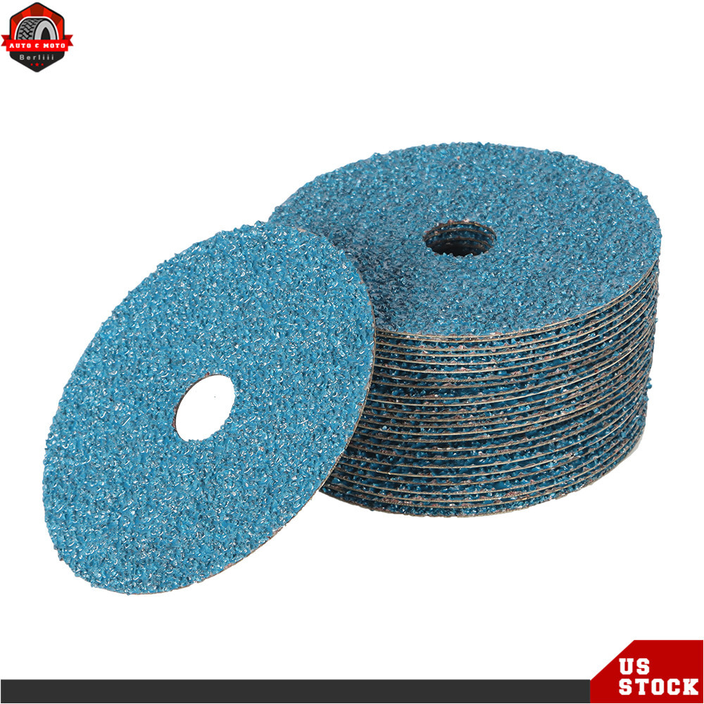 25Pack 24 Grit & 36 Grit Zirconia Resin Fiber Disc Grinding And Sanding Discs