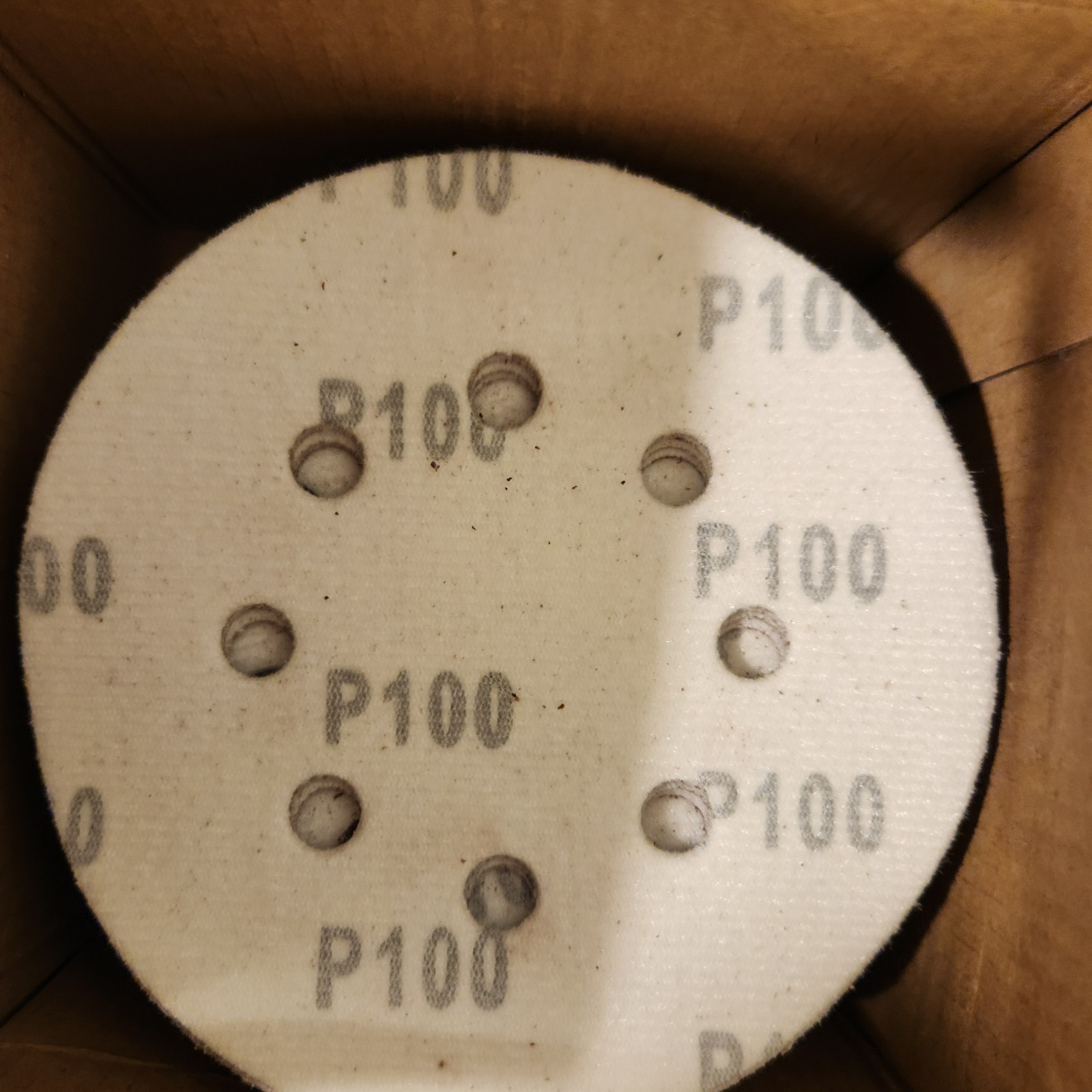 100pc Random Orbital Sander Hook and Loop Sanding Paper, 5-inch Discs, All Grits