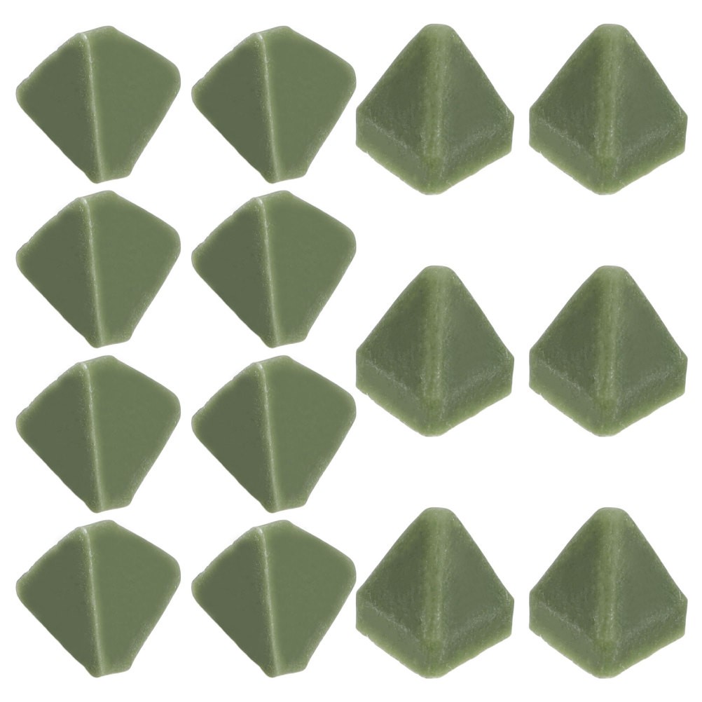1 Pack 0.6″ 15mm Resin Abrasive Media for Vibratory Tumblers, Triangular
