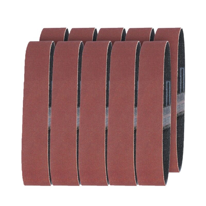 10 Pcs/Set Sanding Belts 25x330mm Abrasive Belt 120 600 Grits Sanding
