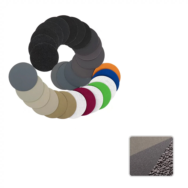 3″ (75mm) Wet And Dry Sanding Discs Flocking Round Sandpaper Pads 60-10000 Grit