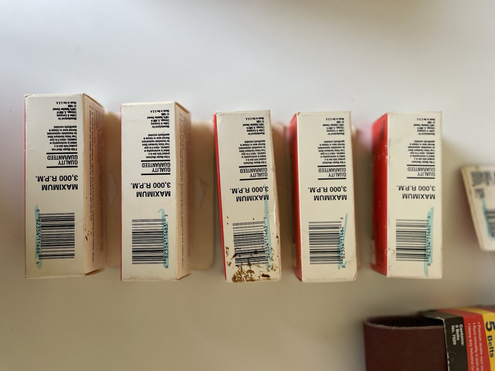 Vintage Master Mechanic Sanding Wood / Tools Supplies 14 Lot see Pictures Read