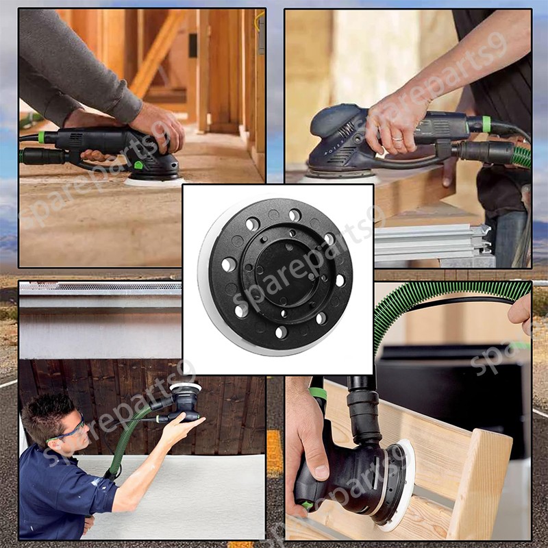 5″ 8-Holes 492280 Hard Sanding Pad for festool ETS 125, ES 125, ETSC 125 Sanders