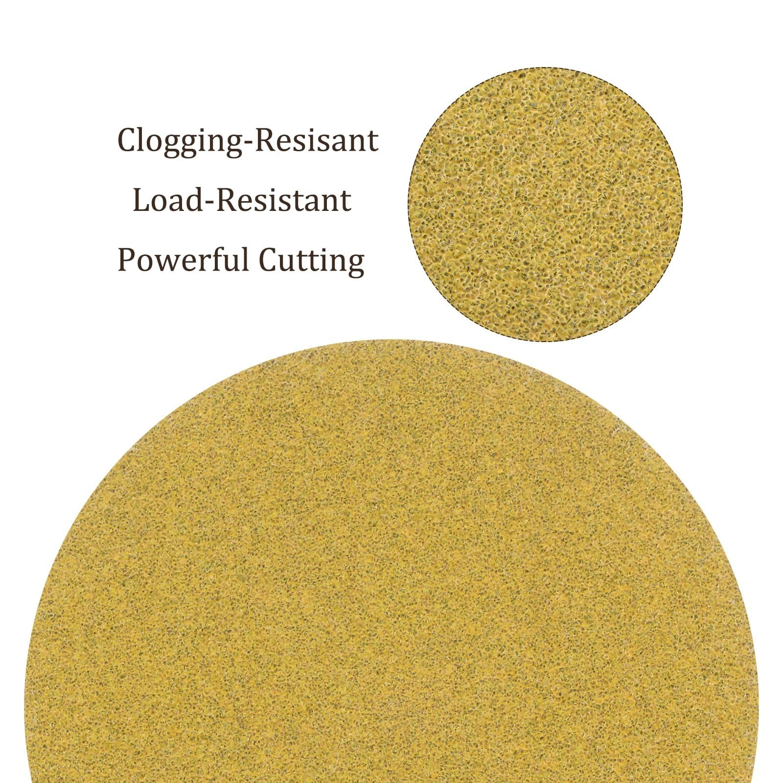 100pcs 3″ Hook and Loop Sanding Discs – 80 Grit Sandpaper for Wood, Metal, Auto