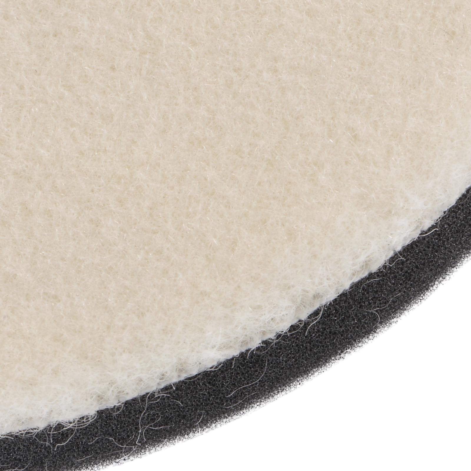 4pcs 2″ Wool Felt Sponge Polishing Pad Hook Loop Buffing Wheel Fine Polishing