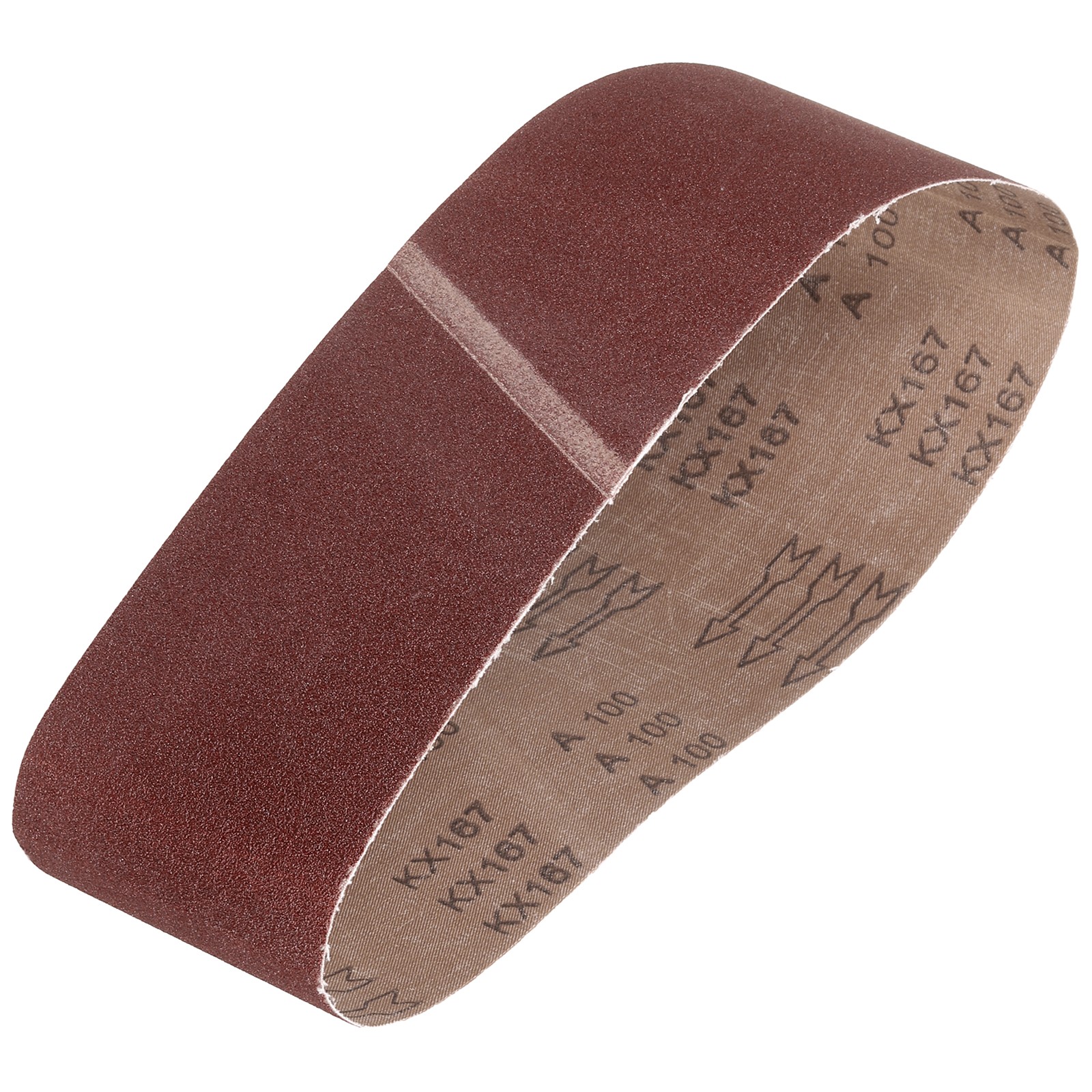 6 x 48 Inch Sanding Belts, 1 Pcs 100 Grits Aluminum Oxide for Metal Polish