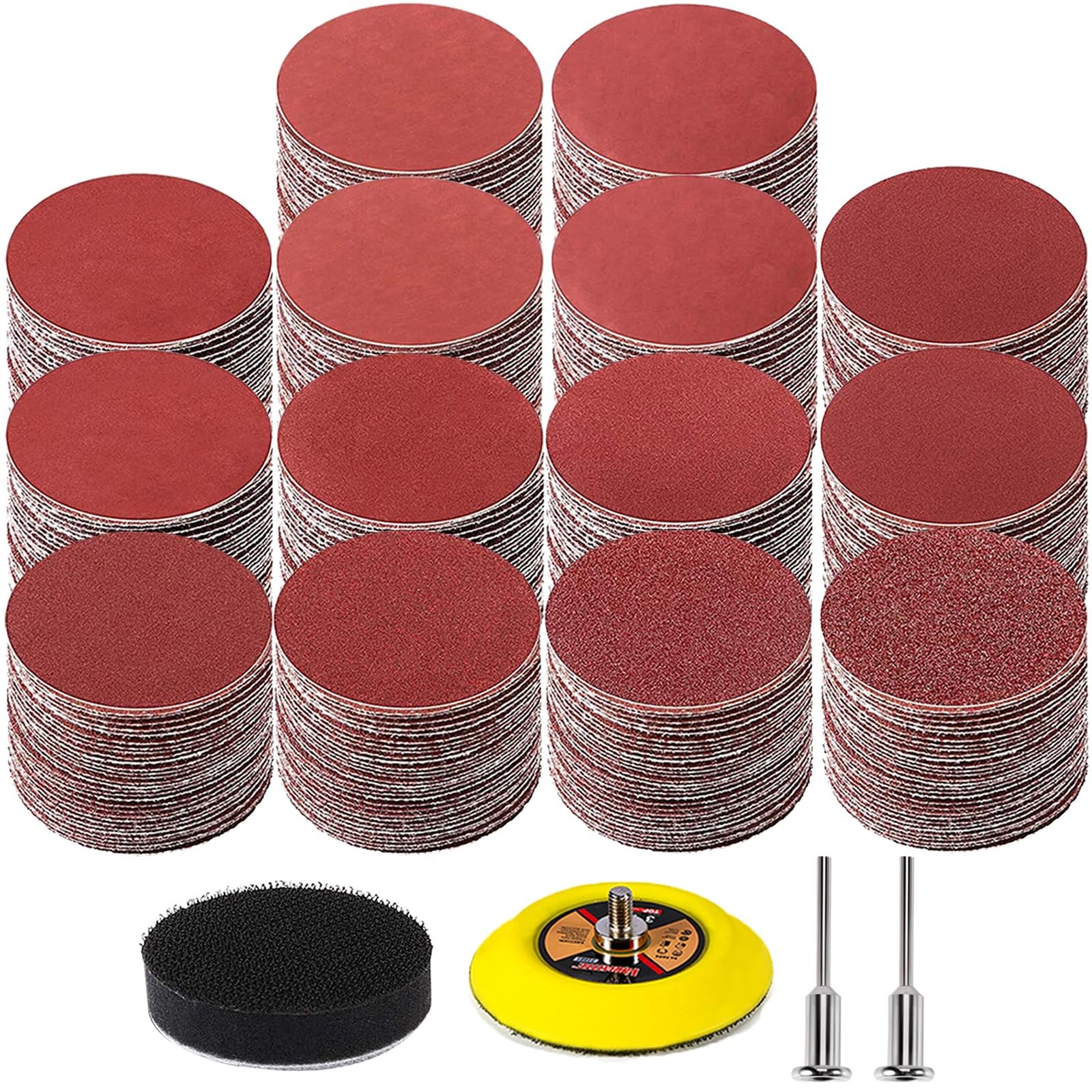 320PCS 3 Inch Sanding Discs, Headlight Restoration Kit 40-2000 Grit Assortmen…