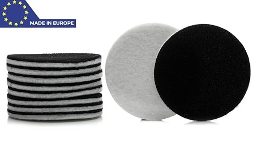 3 inch (75mm) Pack of 10 Felt Polishing Pads for Polishing Glass, 3 inch x 10