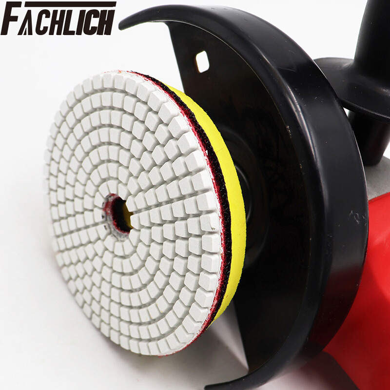 7pcs 100mm/4″ Diamond Concrete Floor Wet Polishing Pads Sanding Grinding Discs