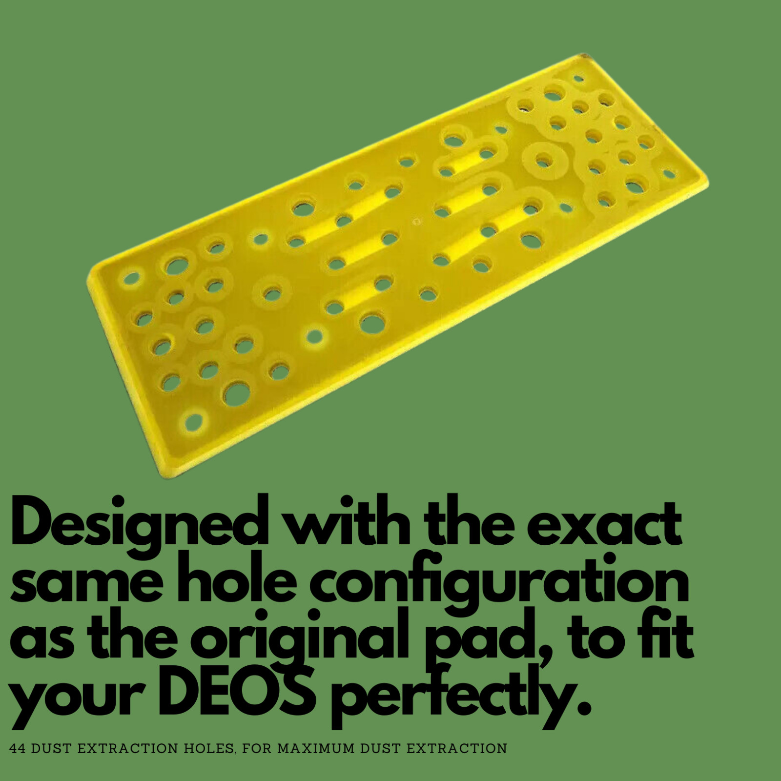Replacement Backing Pad 70 x 198mm 48H // Made for DEOS 383CV SANDER 8292383011