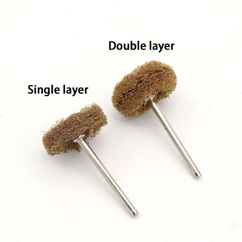 Single / Double Layer Abrasive Wheel Buffing Polishing 2.35mm Shank For Rotary