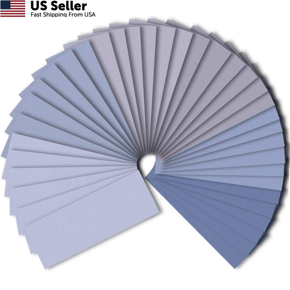 AUSTOR 36 Pieces Sandpaper 1500 2000 2500 3000 5000 9 x 3.6 inches, Brown