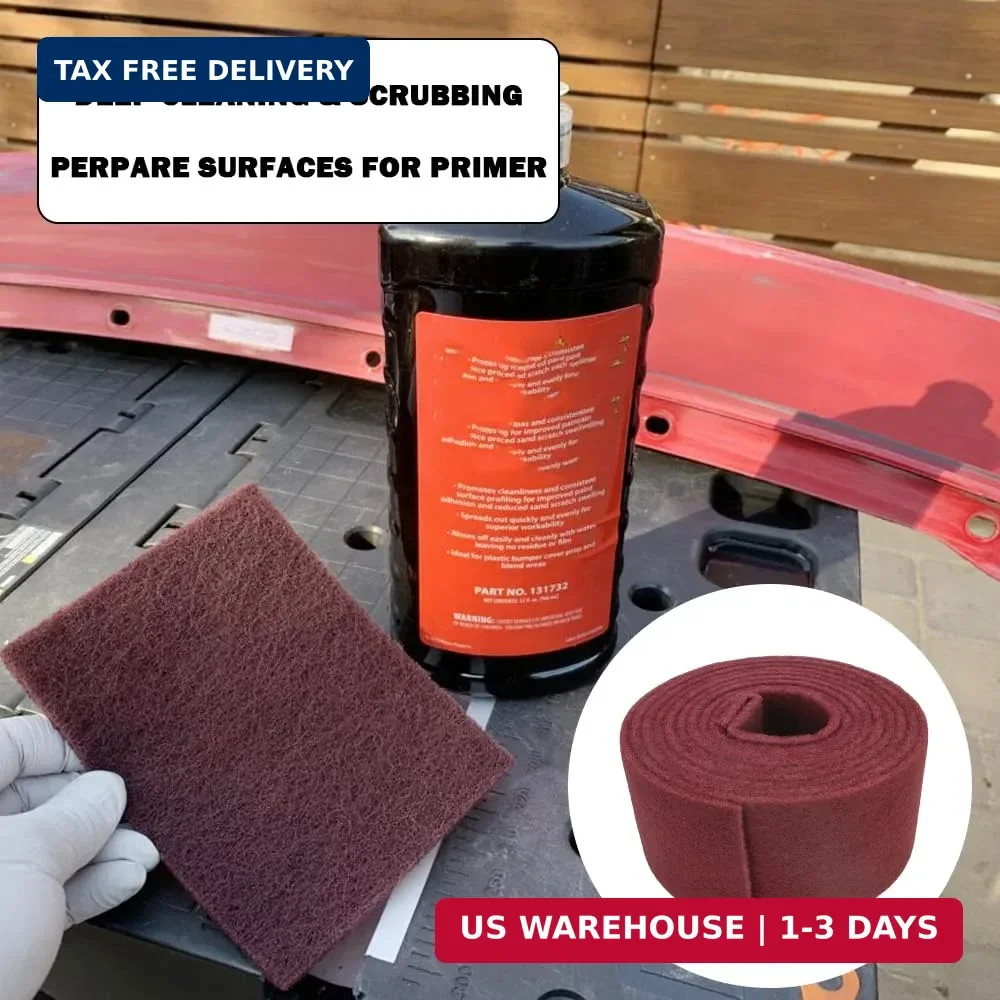 Maroon General Purpose Scuff Pads, Scuffing, Scouring Pad, Sanding, Paint Primer