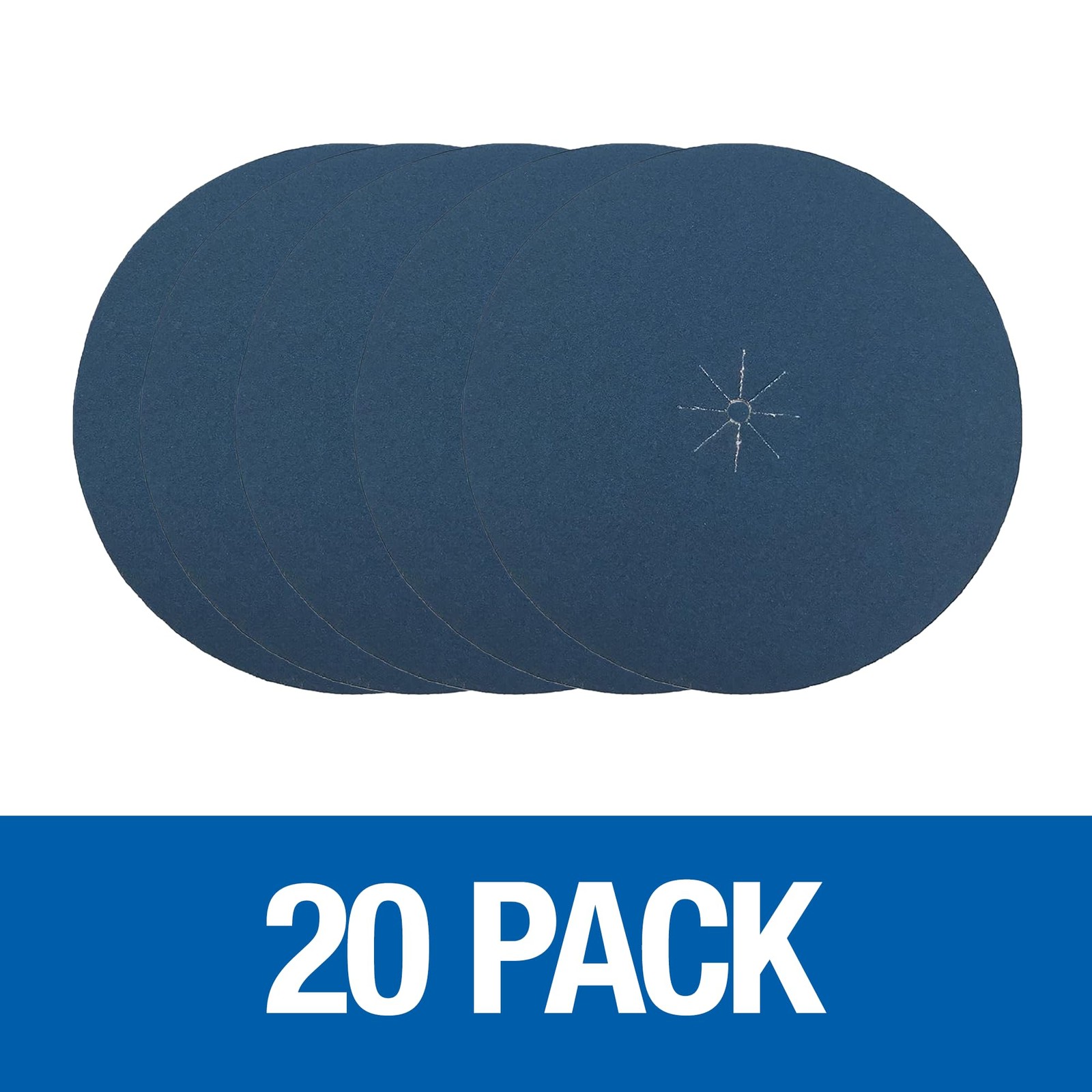 Zirconia Cloth Floor Sanding Edger Discs 7×5/16 Inch Hole Grit 60X 25 PCS