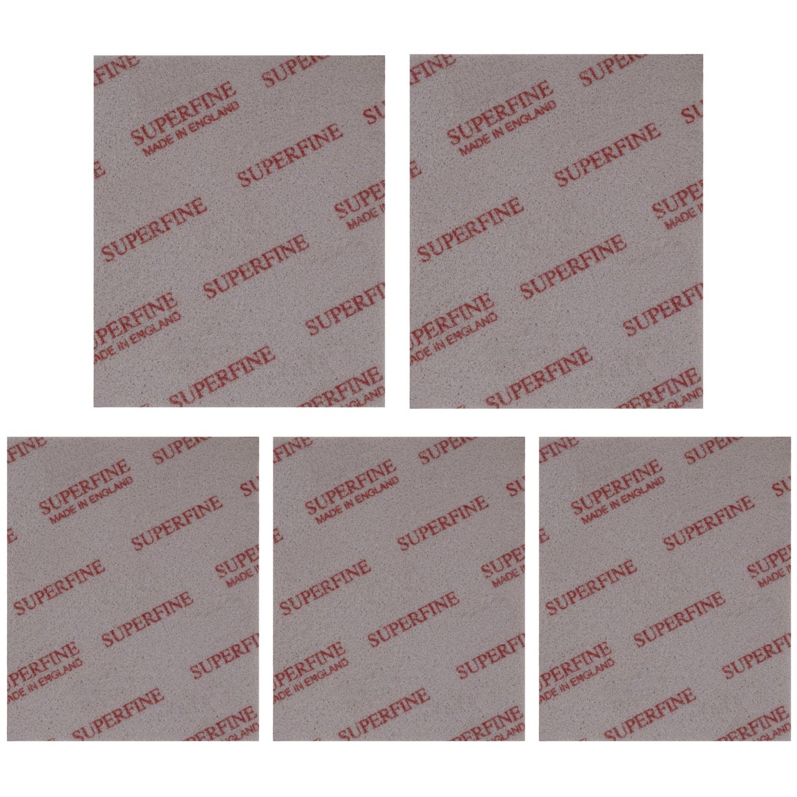 5 PCS Soft Pads Sanding Sponge Wet Dry Foam Washable 2602 Grain 200 Grit