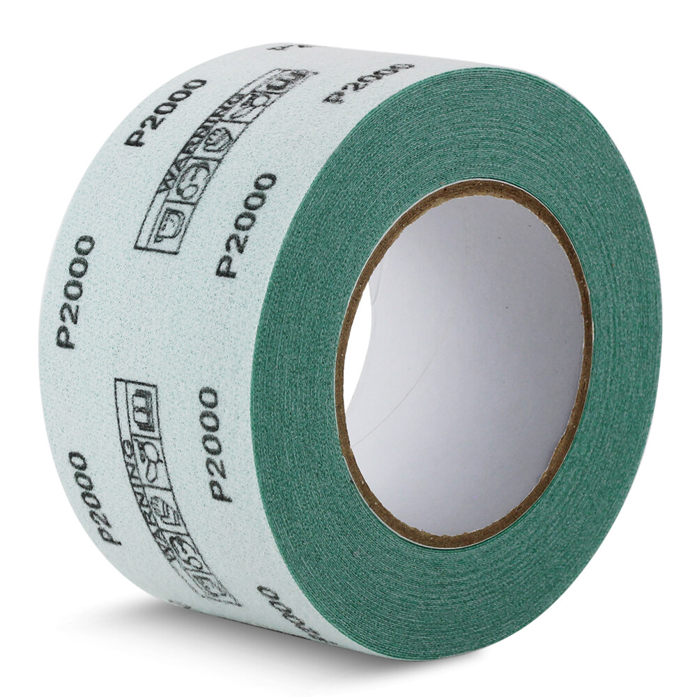 BHA 2-3/4″ x 20 Yard Green Film Hook & Loop Longboard Sandpaper Roll, Wet/Dry