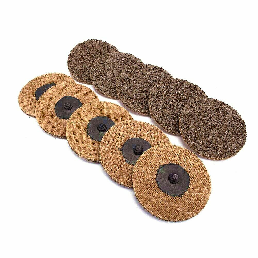 25PCS 3 in Surface Conditioning Roll Lock Grinding Sanding Discs for Die Grinder