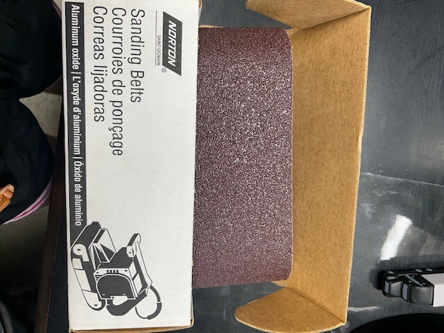 Powertec 110680 4-Inch X 36-Inch 80 Grit Aluminum Oxide Sanding Belt 10pack