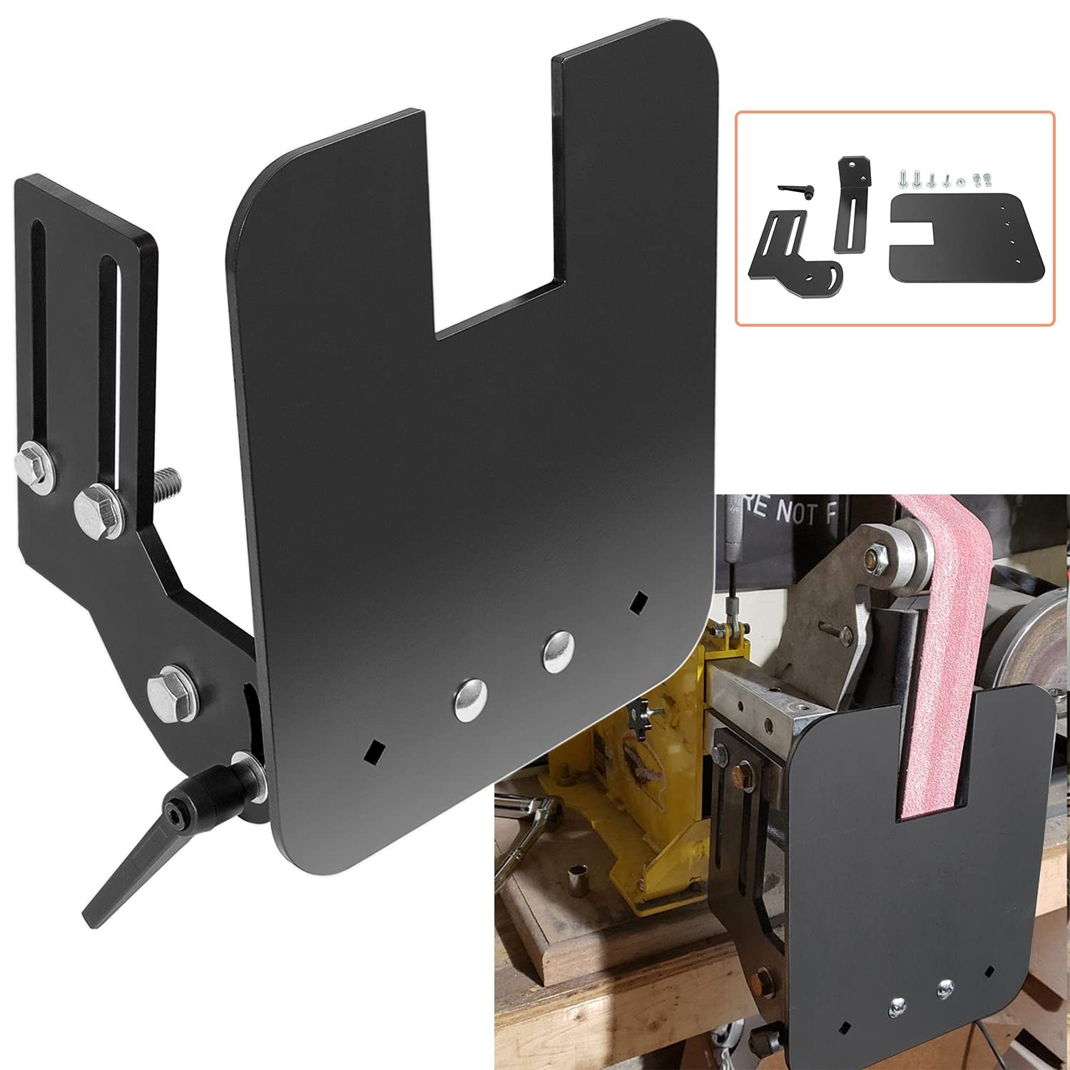 2×72″ Knife Bevel Grinding Jig Tool Rest OBM Belt Grinder Tilt Table Flat Platen