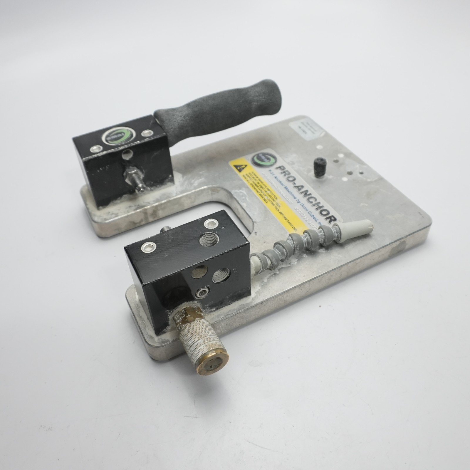 Omni Cubed Pro-Anchor T31 Granite Stone Fabrication T Slot Grinder Router Jig