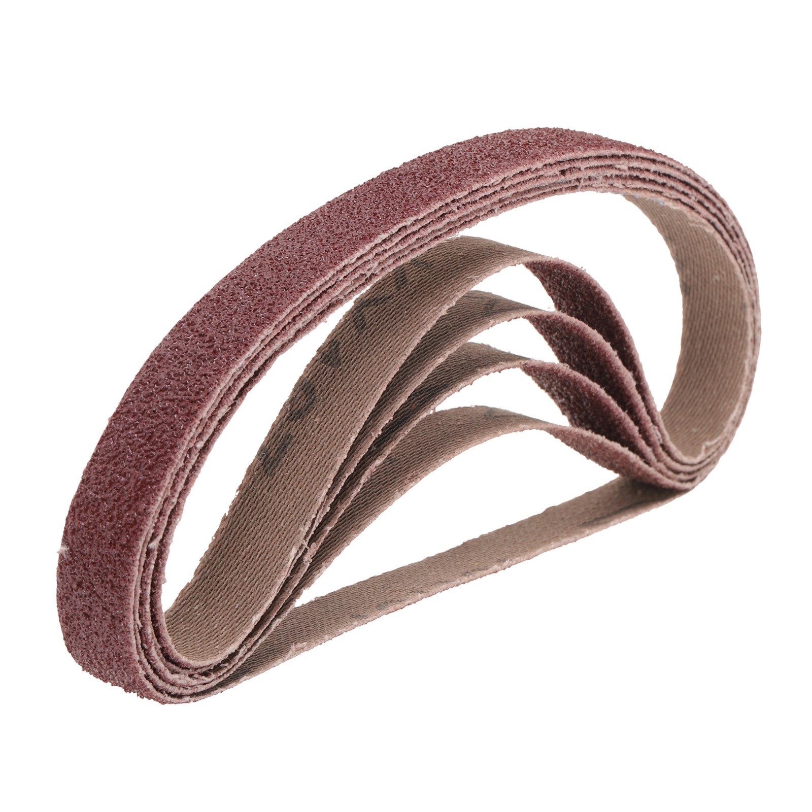 5pcs 2-1/2″ x 16″ Sanding Belts 80 Grits Aluminum Oxide Abrasive Sander Belt