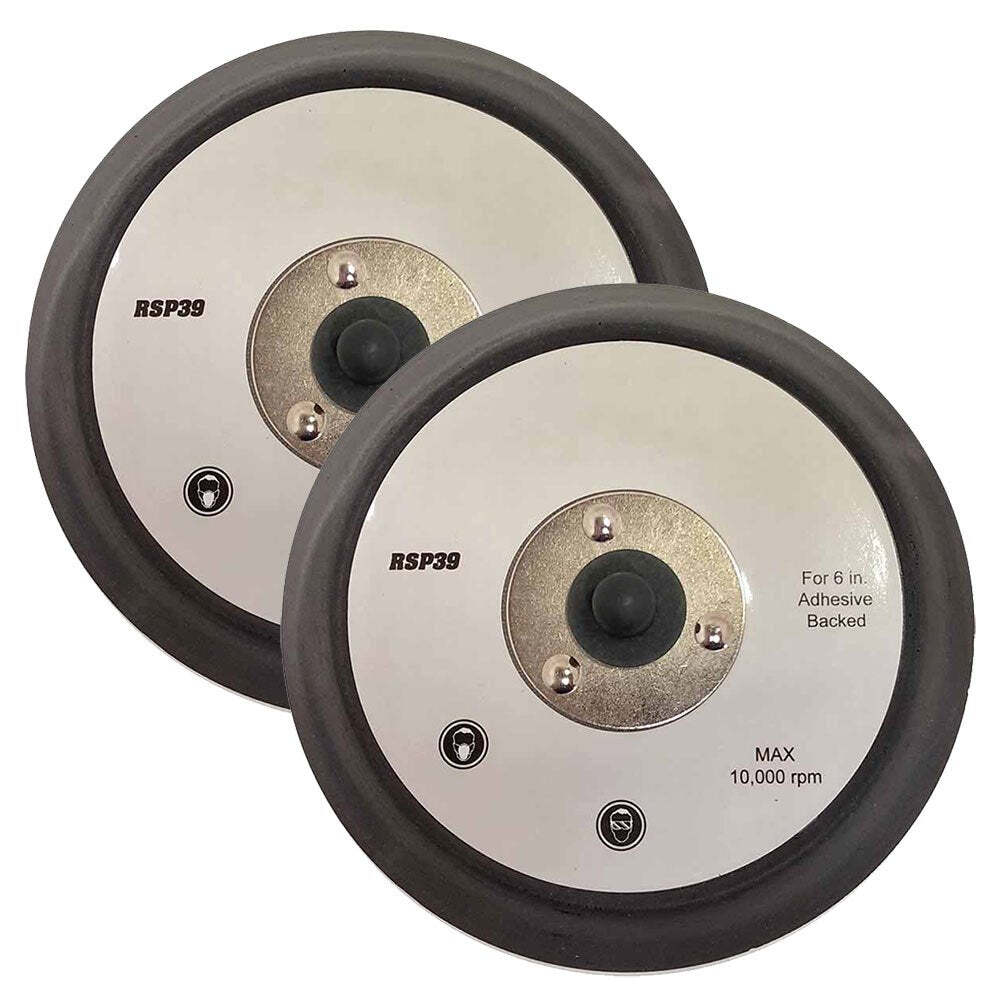 Superior Pads and Abrasives RSP39 6 inch Diameter No Vacuum Holes PSA Adhesive B