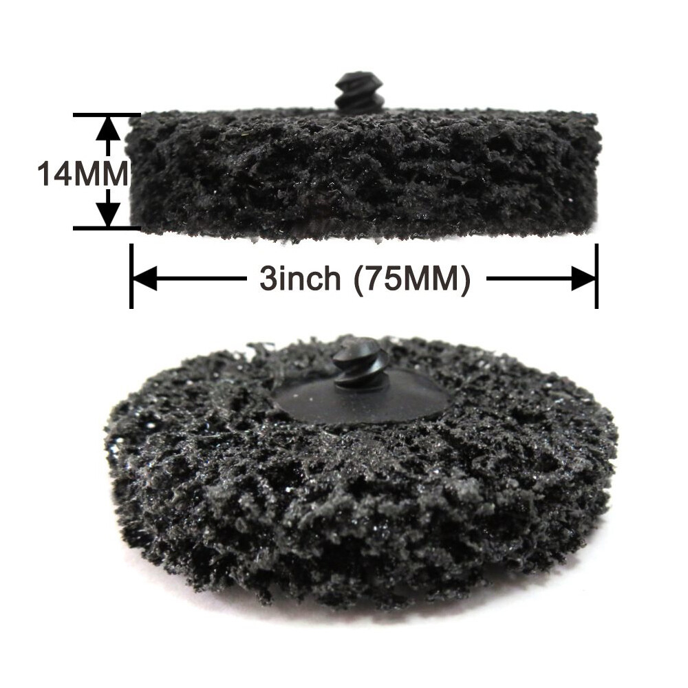3 Inch 75mm Black Diamond Sanding Discs Roll Lock Grinding Disc Polishing Wheel