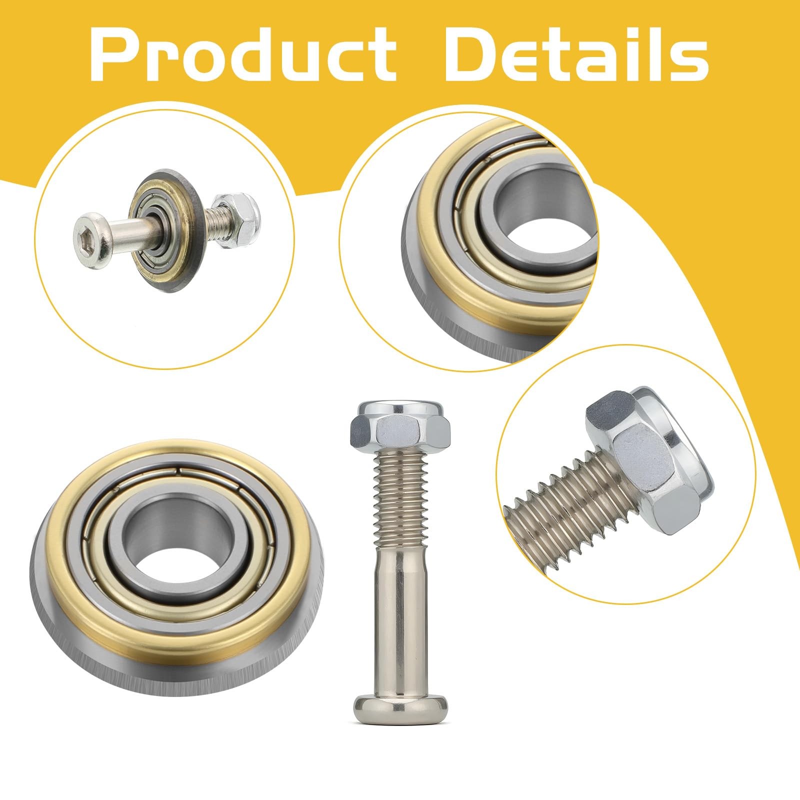 2 Pack Tile Cutting Wheels Tungsten Carbide Bearing Ceramic 22×6×6mm Cutting…