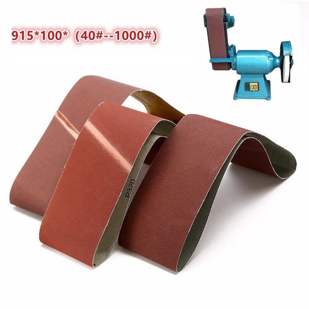 1 PC GXK51-B Abrasive Belts 915*100mm 40 Mesh – 400 Mesh Endless Abrasive Belt