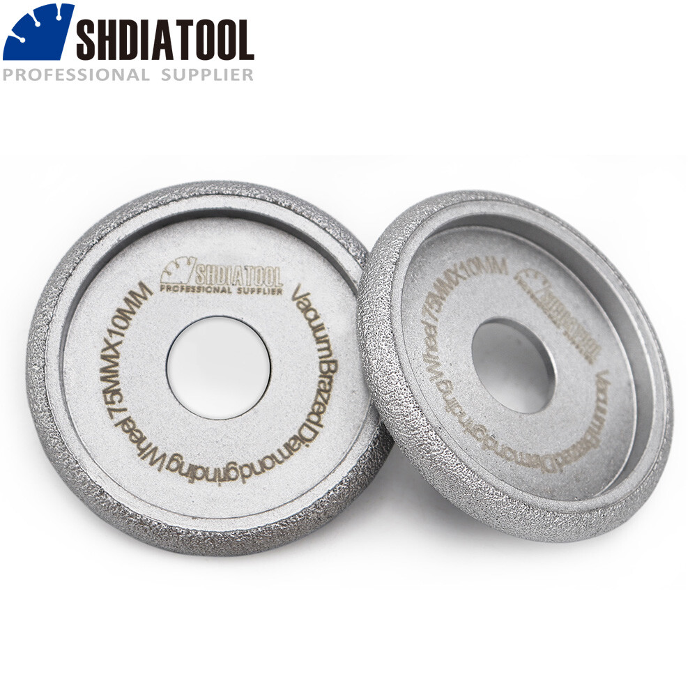 1pc Dia 3 inches Vacuum Brazed Diamond Convex Wheel Grinding Disc Dry or Wet