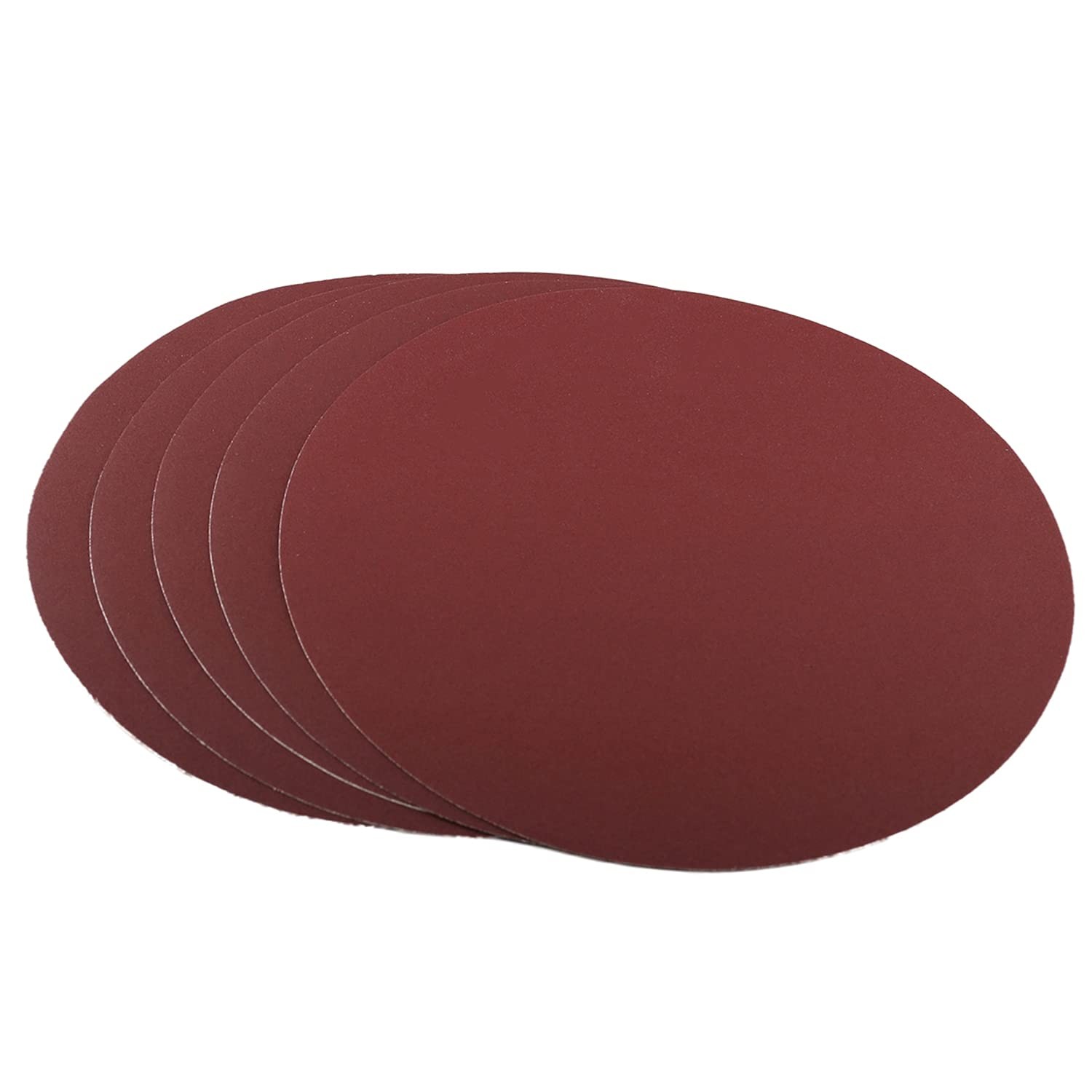 8 Inch PSA Sanding Discs 180 Grit Aluminum Oxide Self Stick Sandpaper 15 Pcs