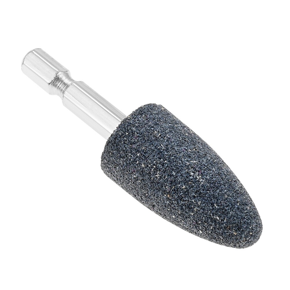 10Pcs Cone Shape Grinding Stone Aluminum Oxide For Die Grinder Other Rotary Tool