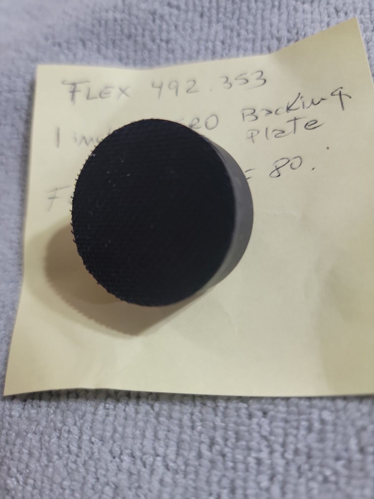 FLEX 492353 1.2 INCH (30MM) HOOK & LOOP PAD FOR FLEX P80. NEW