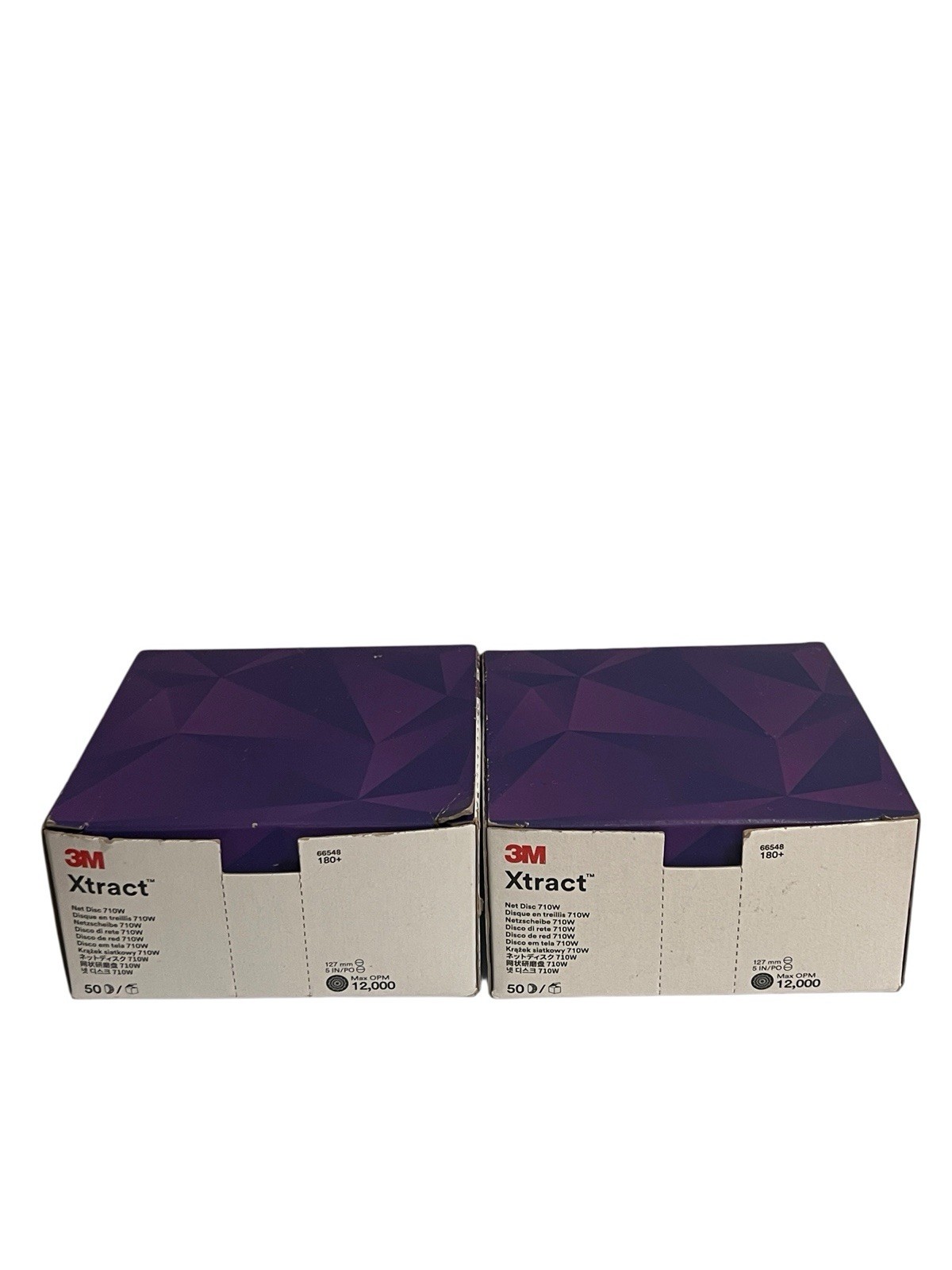 3M Xtract Cubitron II 66548 Net Disc 710W 180+ 5″ NH Die 500X 50ct x2 (100pk)