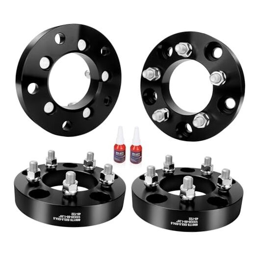 5×5.5 to 5×4.5 Wheel Adapters, 1.25 Inch 5×139.7 to 5×5.5 to 5×4.5-1/2-20