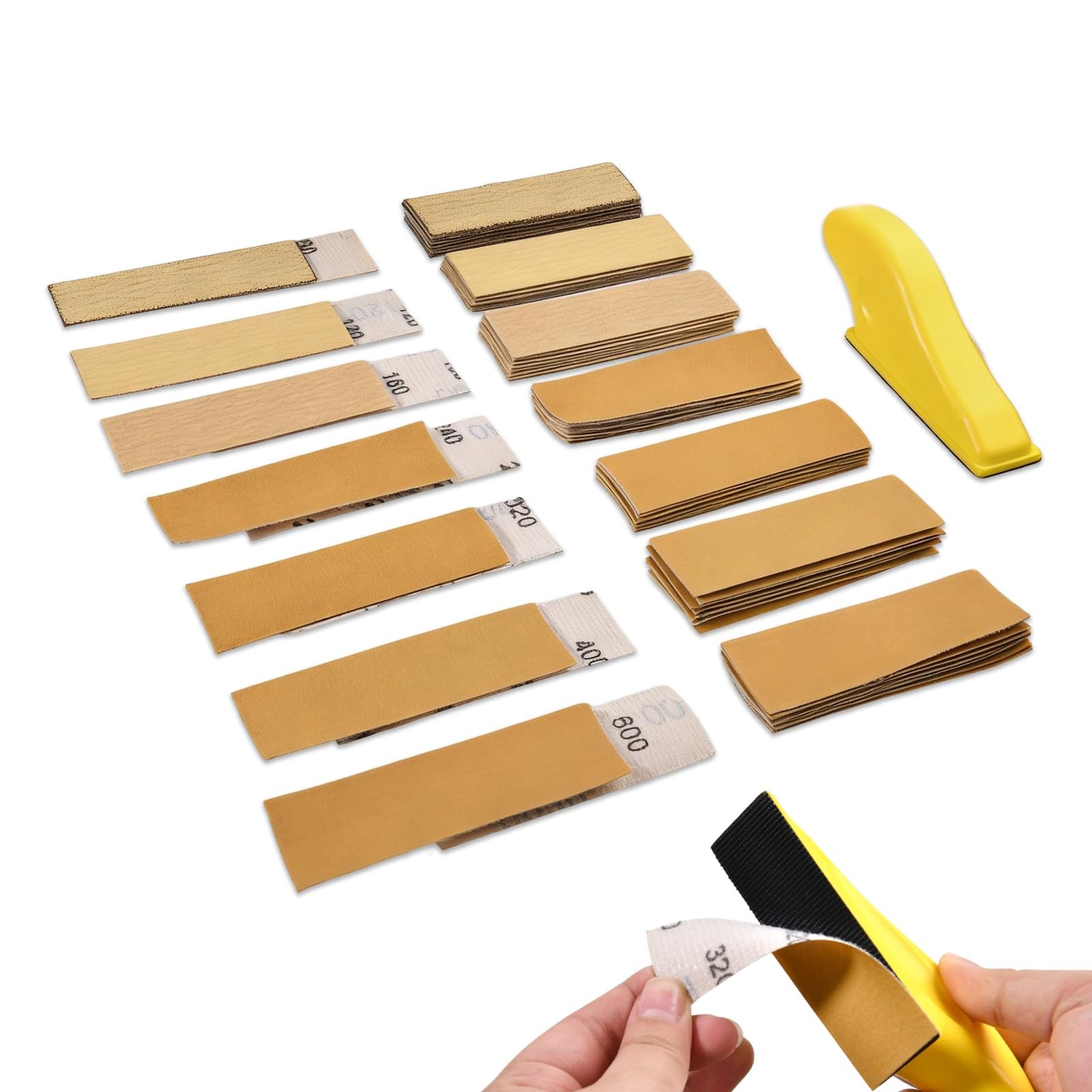 LEONTOOL 80-600 Grit Sander Paper Kit