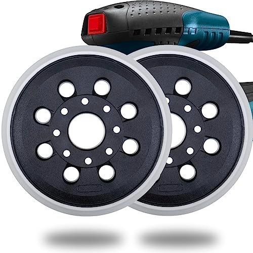 2 Pack 5 Inch 8 Hole Hook & Loop Replacement Sander Pad for 5″ Bosch ROS20VS,