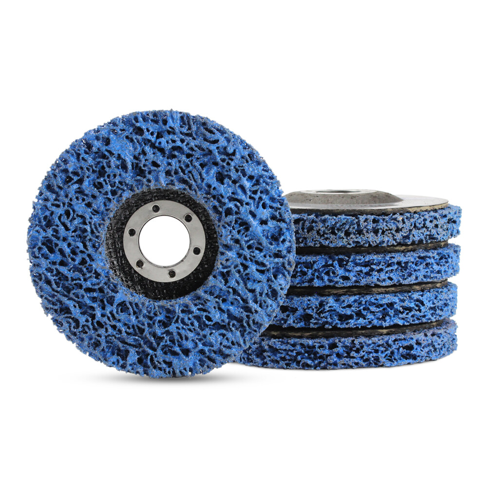 5 Pack 4.5″x7/8″ Black Hawk Easy Strip 4-1/2″ Discs Remove Paint Rust & Clean