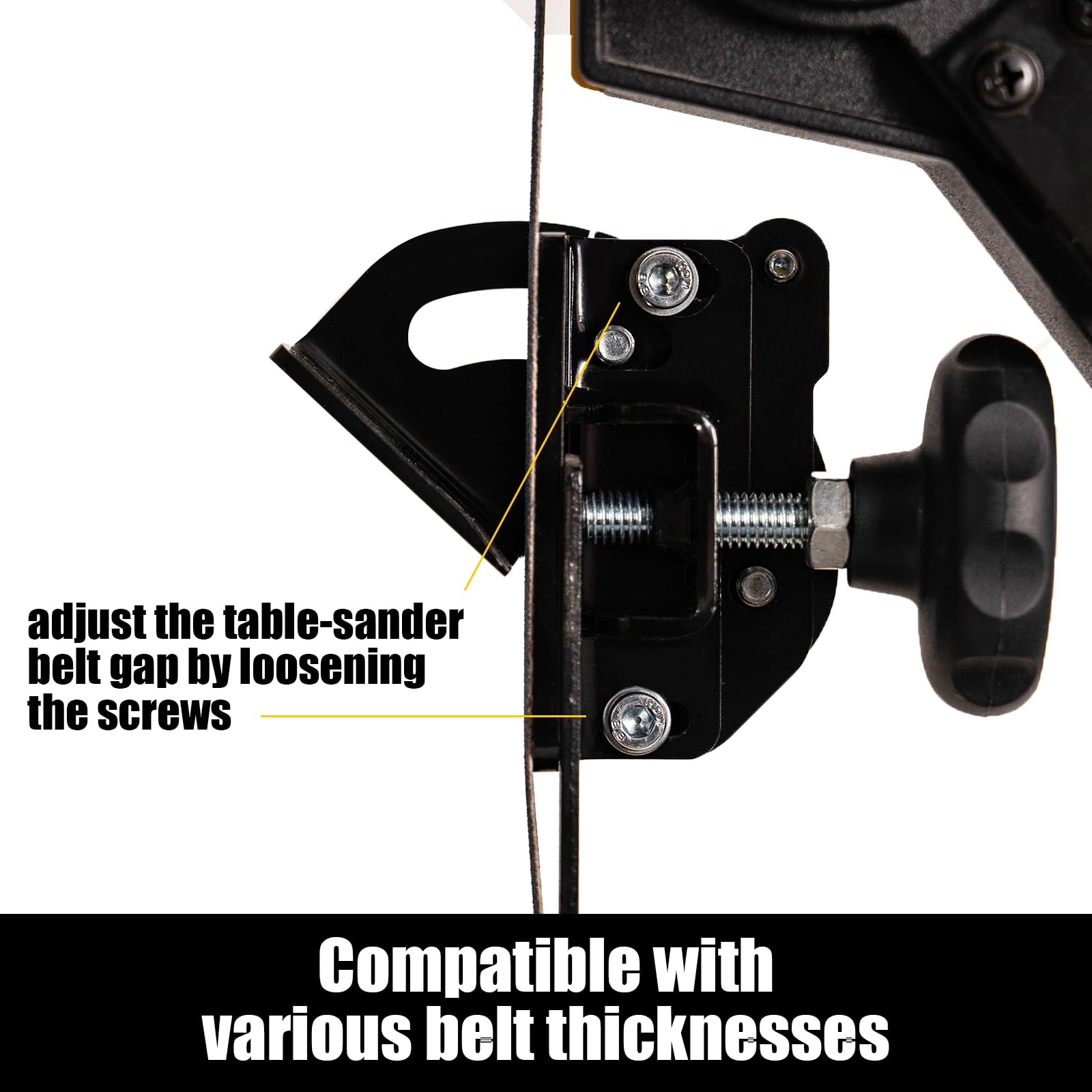 KFMK Knife Sharpening Angle Guide for 1 x 30 inch Belt sander, Edge Leading &…