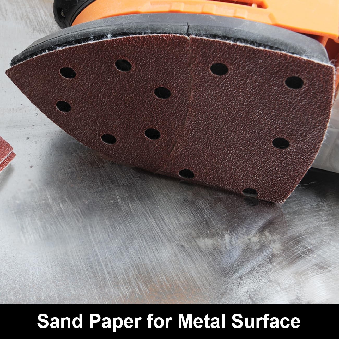 120 PCS Mouse Sander Sandpaper 60/120/180/240 Grit with Holes Hook and Loop D…