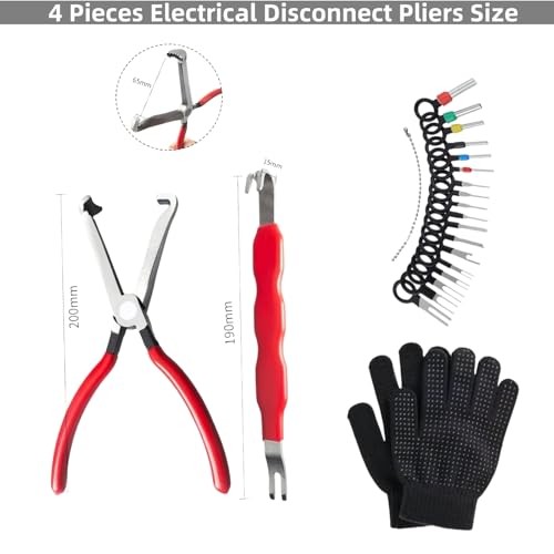 Automotive Electrical Connector Removal Tool – 8 Inch Carbon Steel Dual Angle
