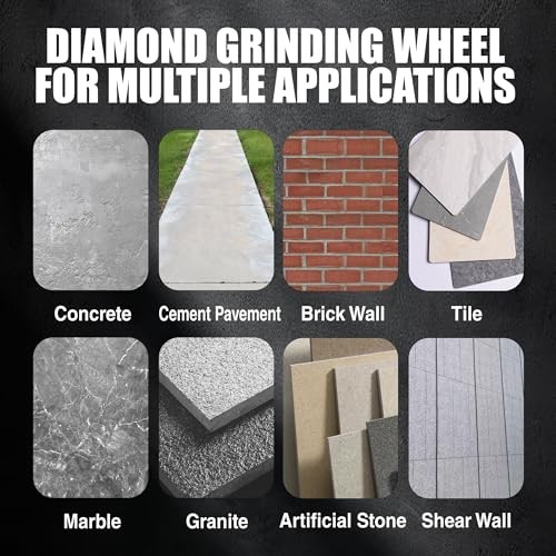 4.5″ Diamond Concrete Grinding Wheel, Double Row Cup Wheel 4.5INCH(Double Row)