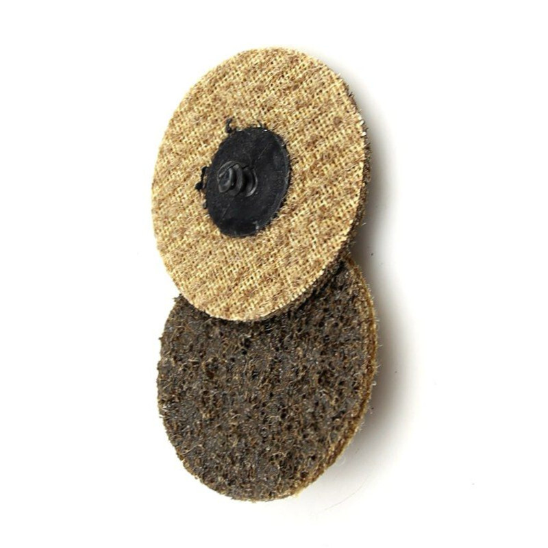 100 Pcs 3 in Scour Quick Change Sanding Disc Coarse to Fine Surface Conditioning